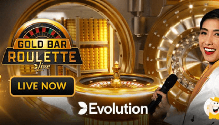 Gold Bar Roulette is Now Available from Evolution